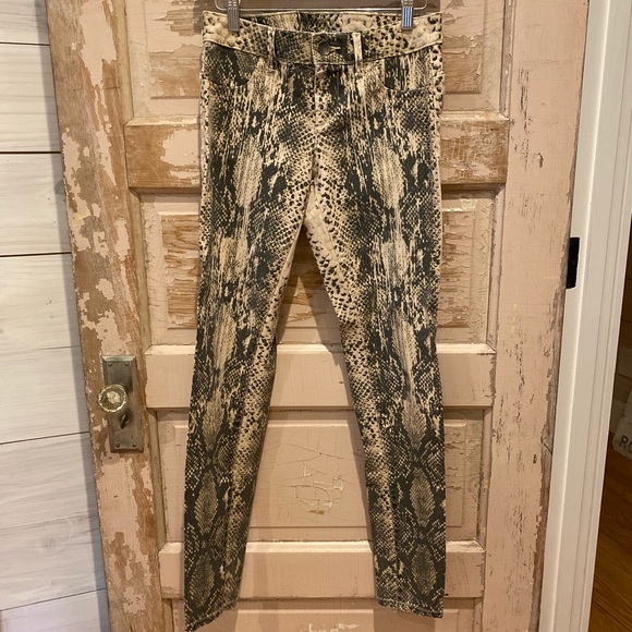 Victoria's Secret Denim - Snake Skin jeans from Victoria Secret